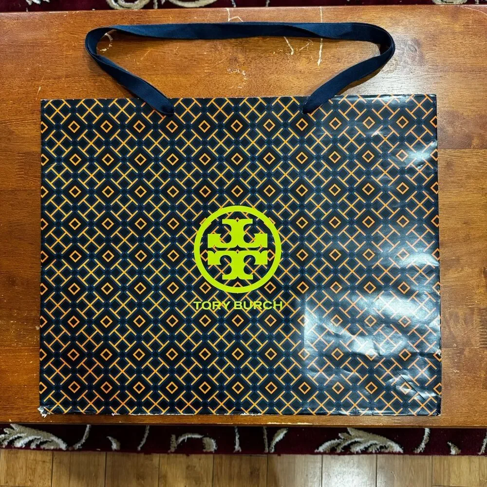 Tory Burch Large Dust Bag Gift Shopping Tote Bag Authentic 16 x 12